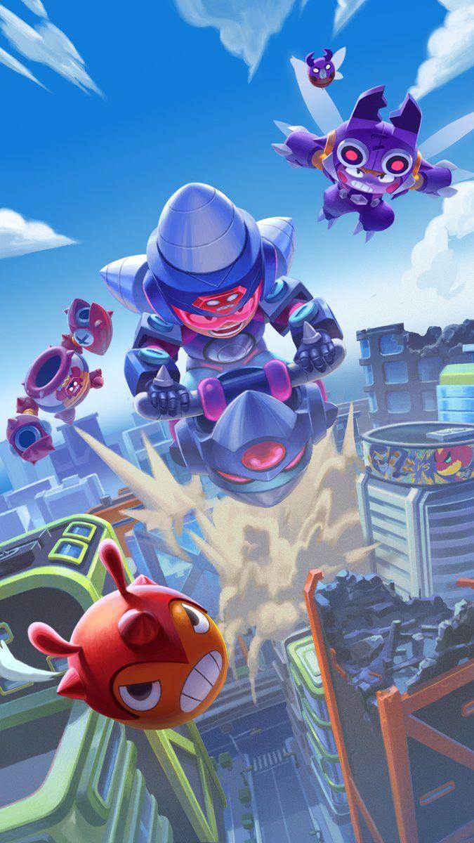 675x1200 Brawl stars Summer of monsters. Star wallpaper, Brawl, Anime