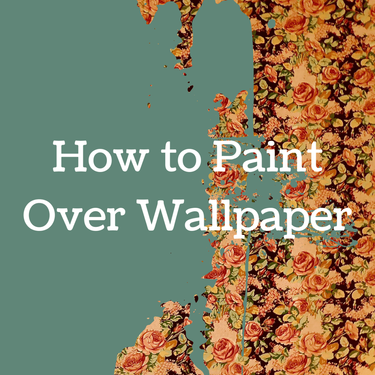 1200x1200 Tips for Painting Over Wallpaper