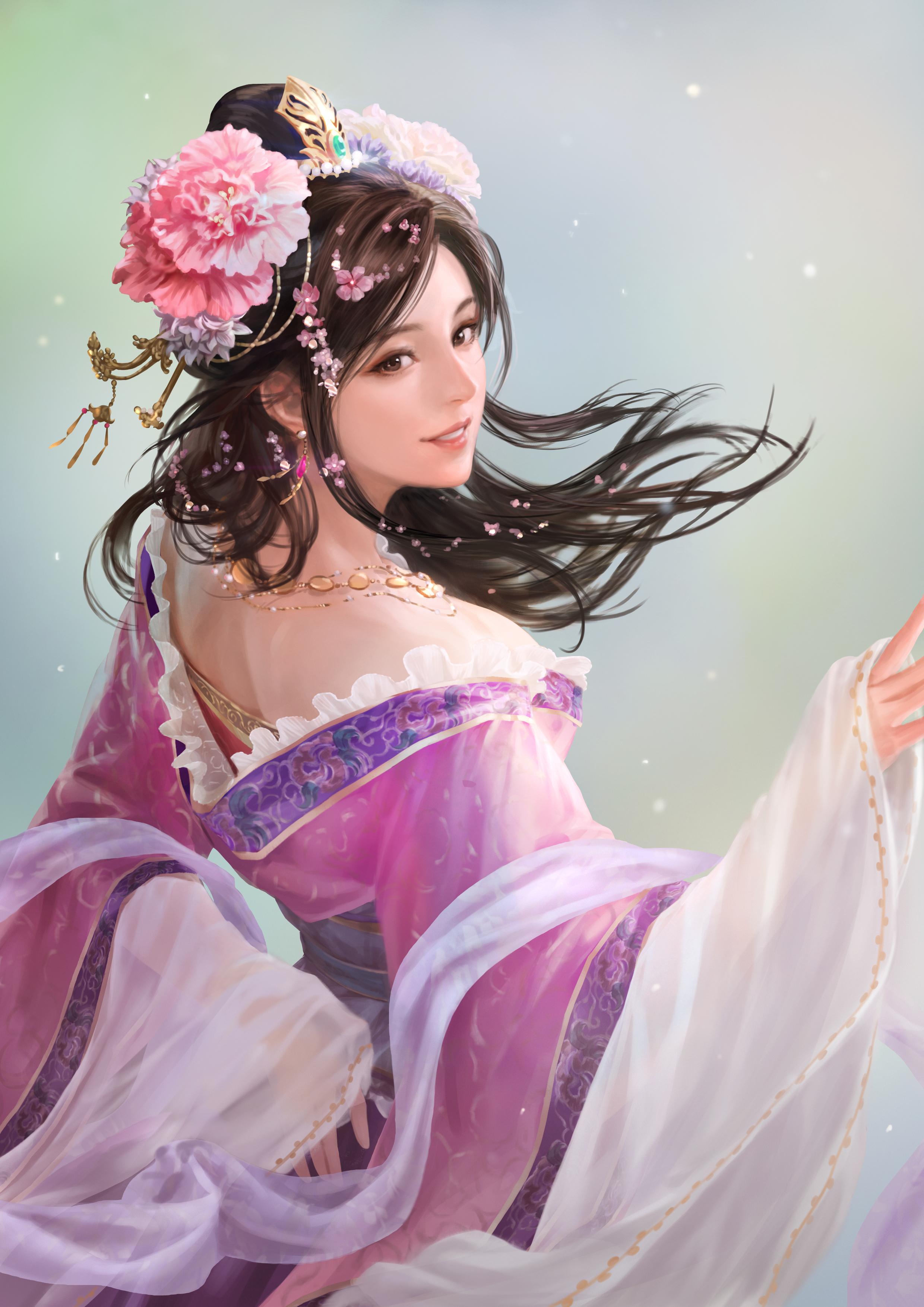 2480x3508 Diaochan (Dynasty Warriors) Anime Image Board Mobile
