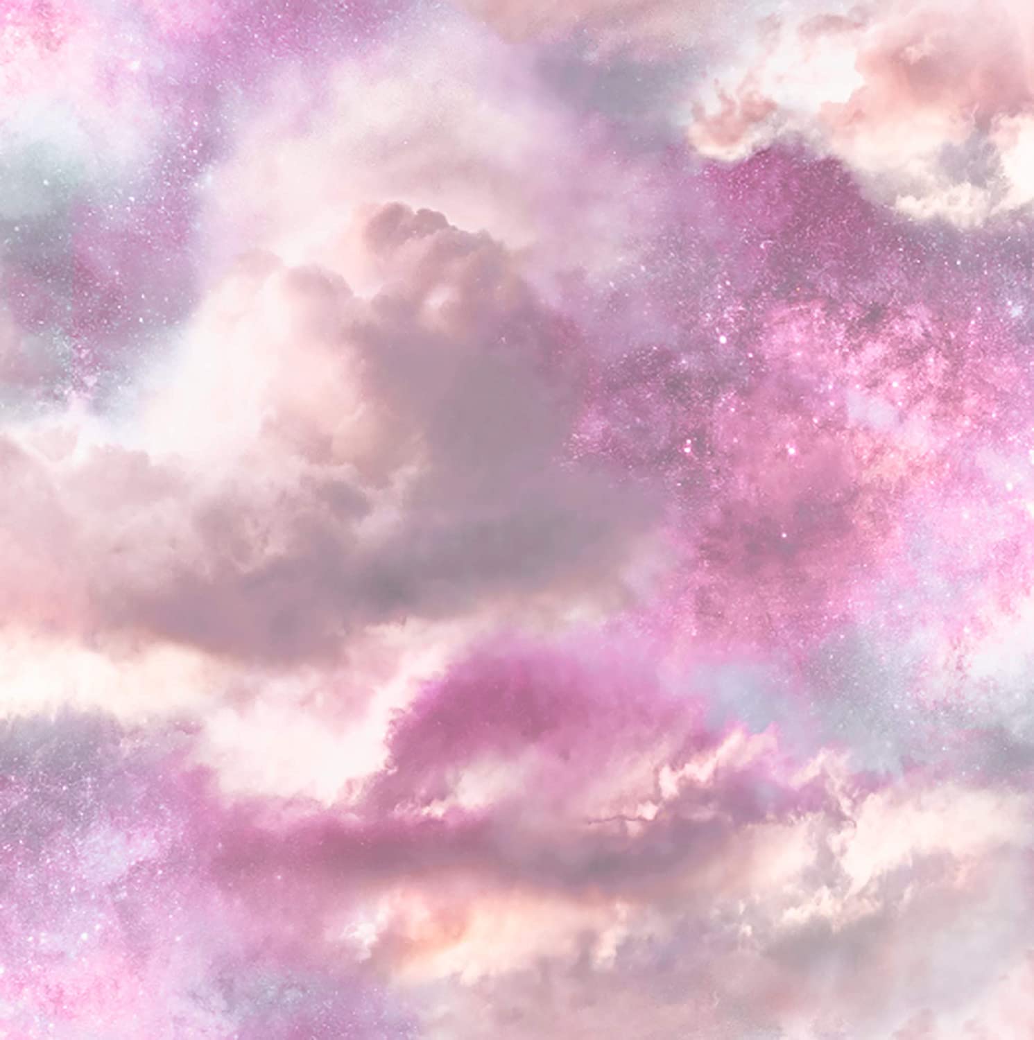 1491x1500 Arthouse Diamond Galaxy Wallpaper, Purple Blush : Tools & Home Improvement