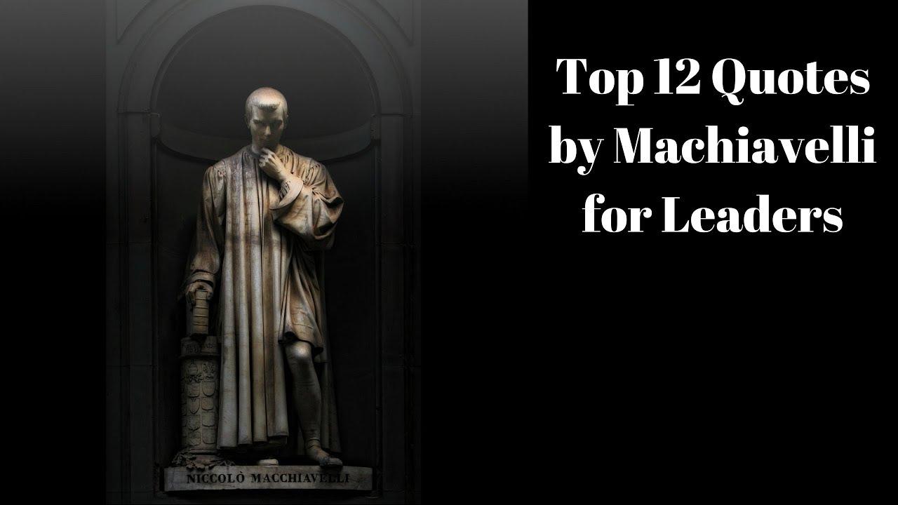 1280x720 Quotes by Machiavelli for Leaders