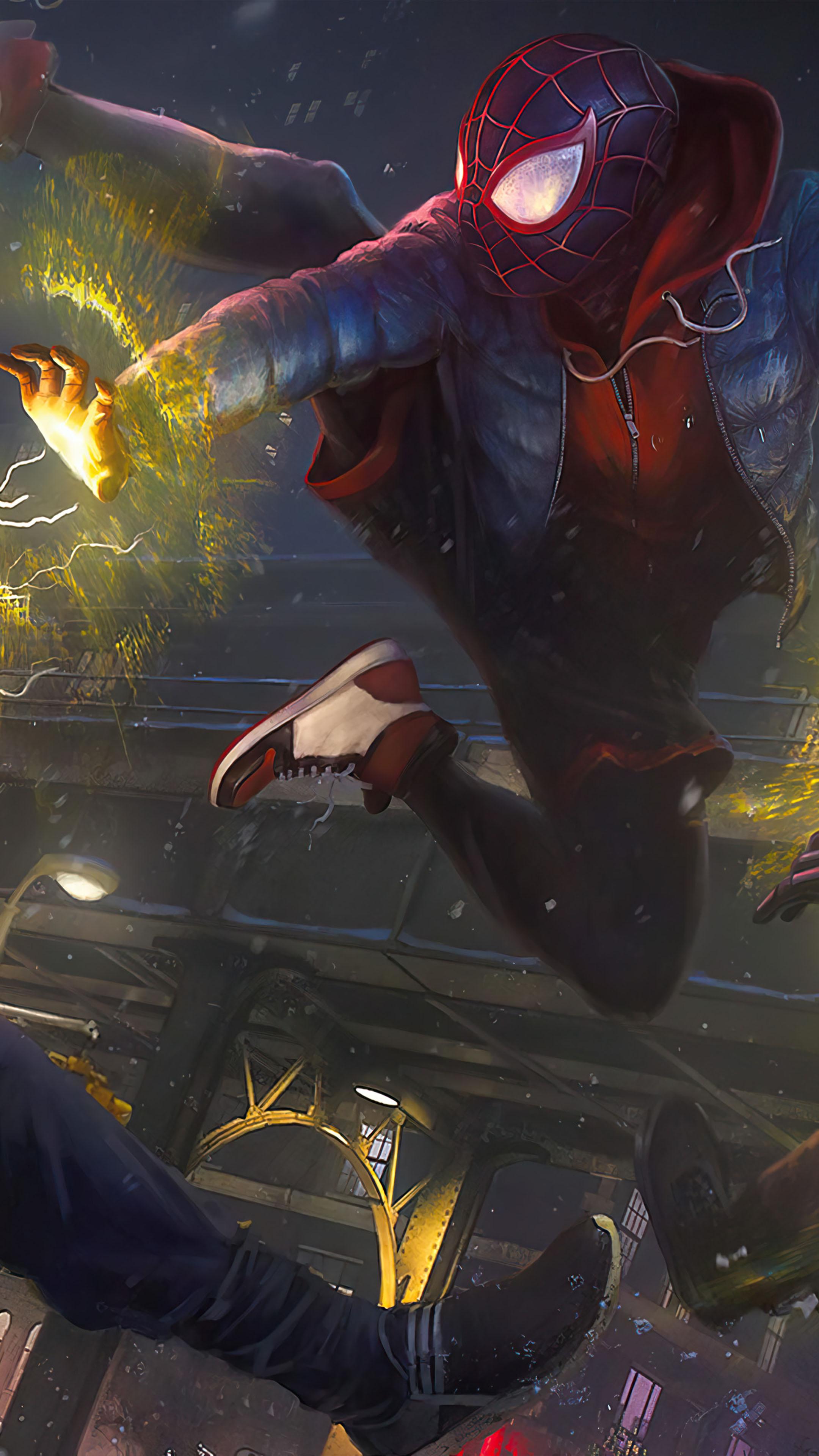 2160x3840 Spider Man Miles Morales Gameplay Venom Strike 4K Ultra HD Mobile Wallpaper