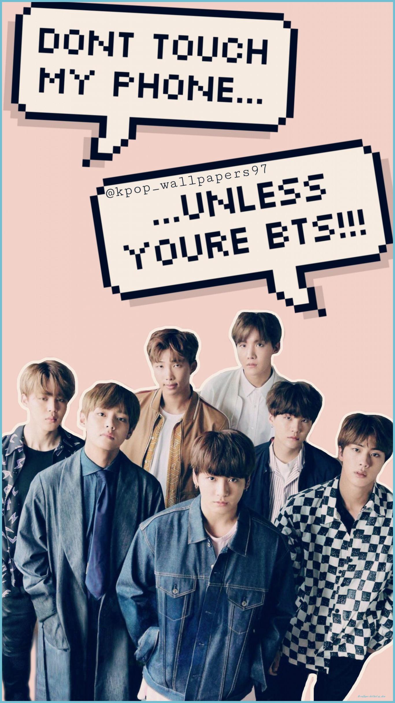1367x2432 BTS - - #bts #btswallpaper #btsedit #tm #rapmonster #jin #suga Wallpaper Dont Touch My Phone