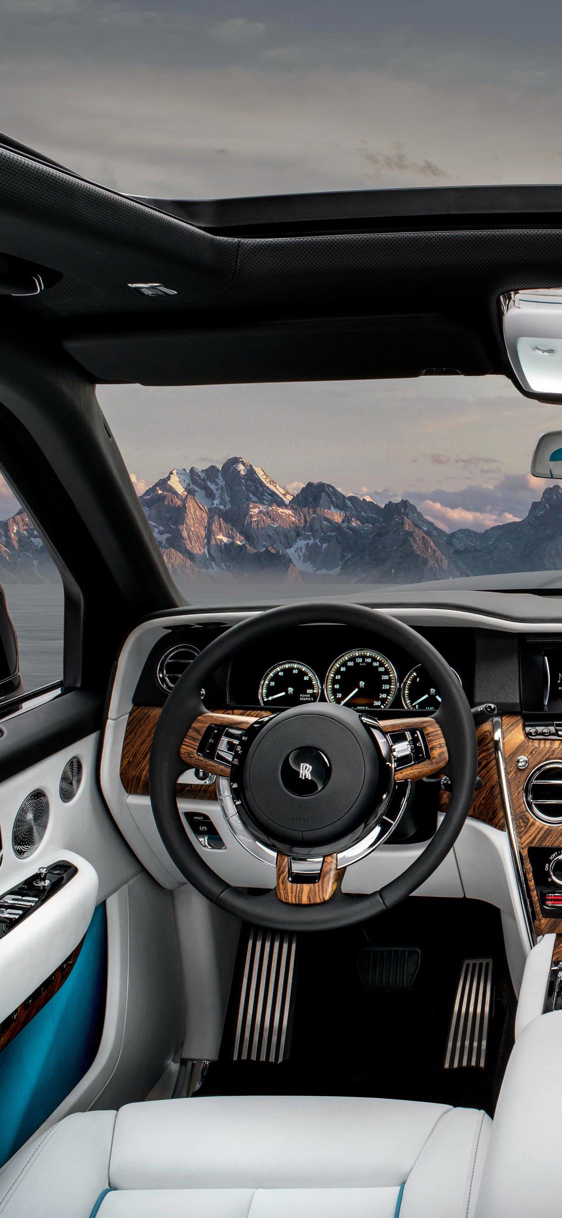 1125x2436 Rolls Royce Cullinan Interior iPhone XS, iPhone iPhone X HD 4k Wallpaper, Image, Background, Photo and Picture