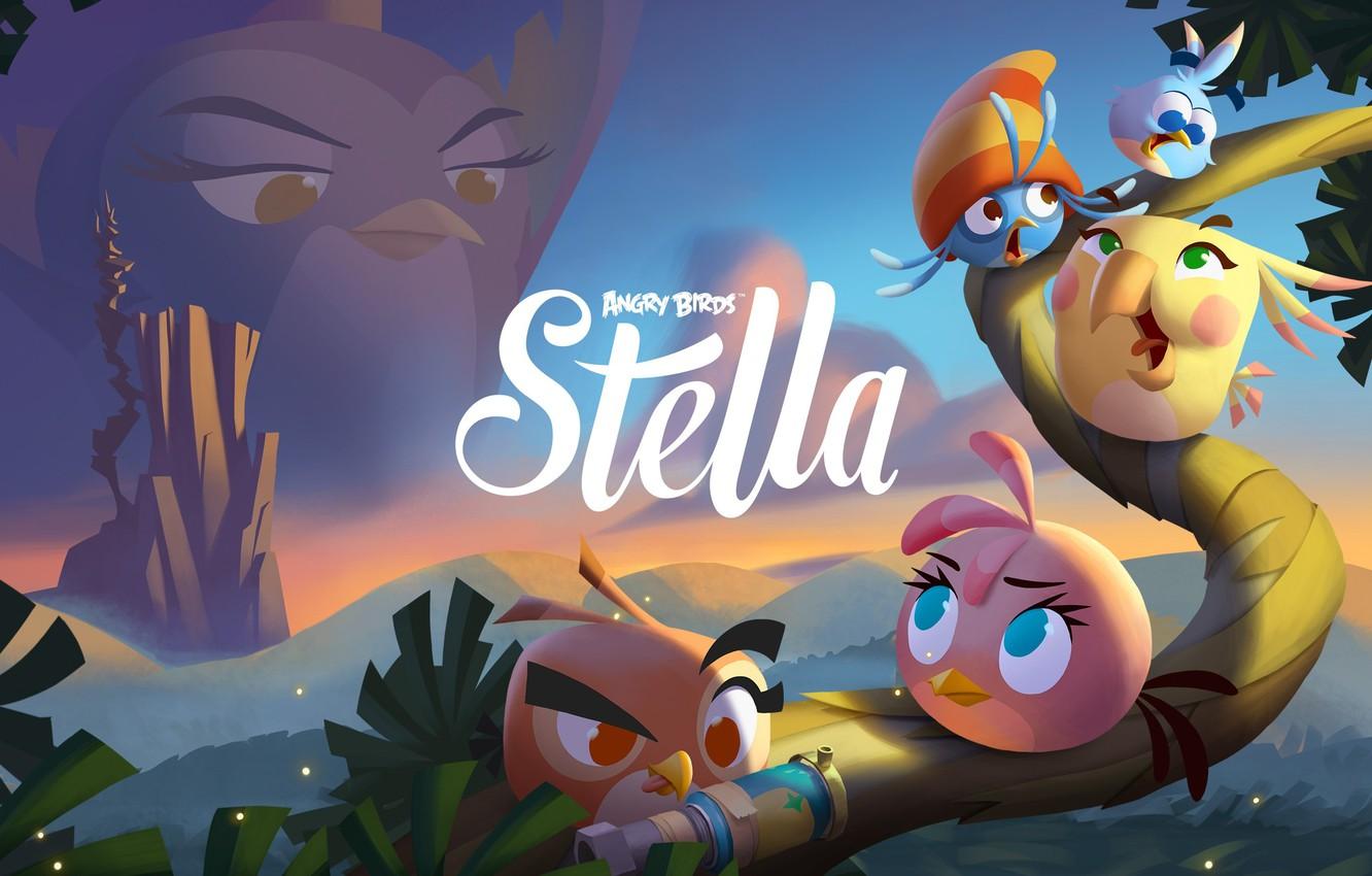 1332x850 Wallpaper kawaii, cinema, animation, Android, rock, game, bird, mountain, tree, cartoon, movie, series, film, cute, friends, branch image for desktop, section игры