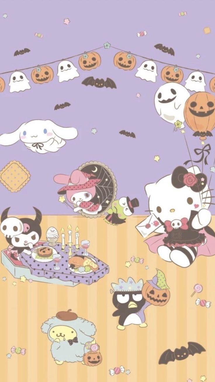 736x1308 Pin By Jennifer Gonzalez On Anime Sailor Moon Kawaii. Hello Kitty Halloween, Cute Cartoon Wallpaper, Hello Kitty Wallpaper Hd