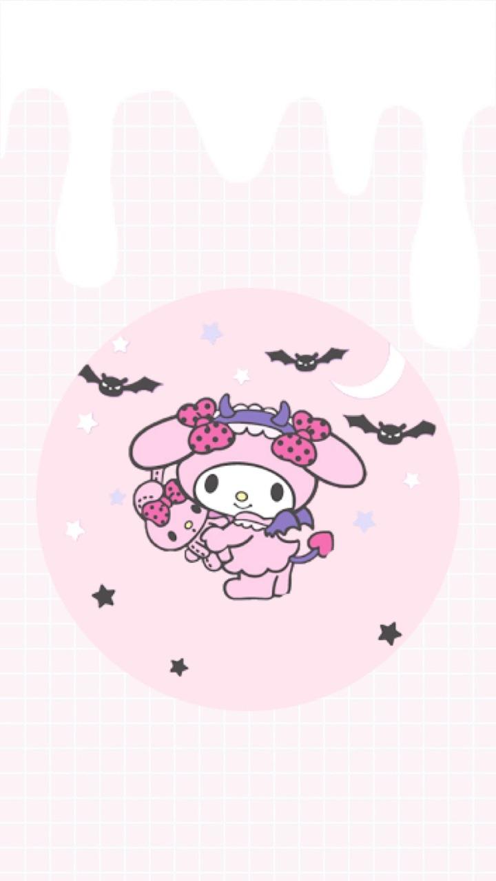 720x1280 Pastel Blaster Sanrio Halloween Wallpaper