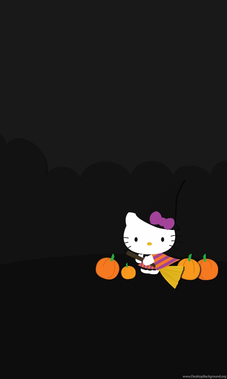 768x1280 Blueberrythemes: Hello Kitty Wallpaper (Halloween Edition) Desktop Background