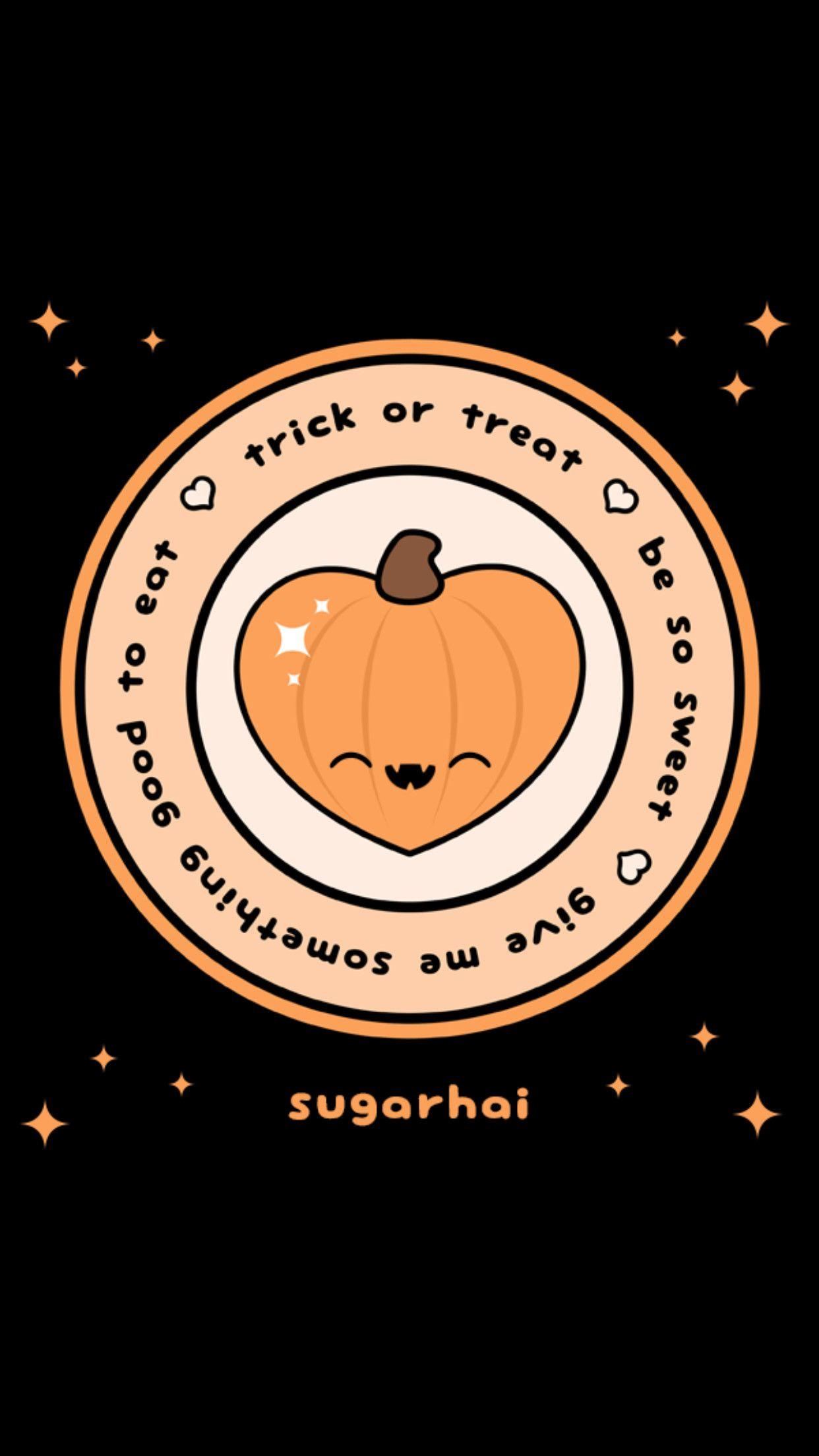 1242x2208 Kawaii Halloween Wallpaper, HD Kawaii Halloween Background on WallpaperBat