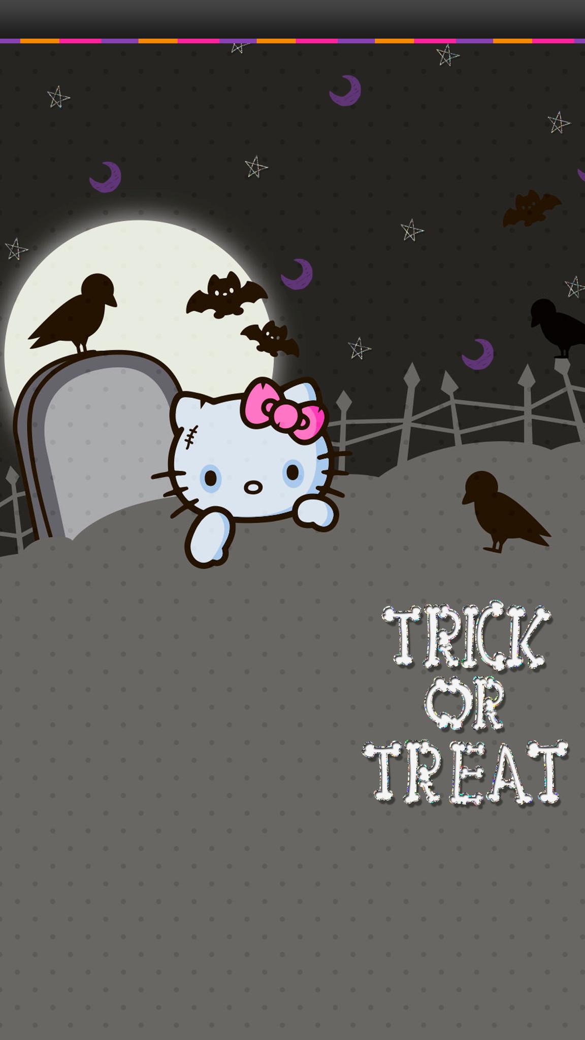 1152x2048 Sanrio Halloween Wallpaper