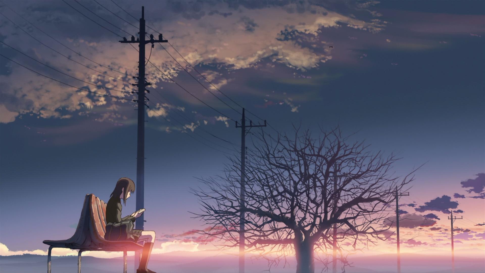 1920x1080 Girl Sitting On The Bench HD Wallpaperx1080