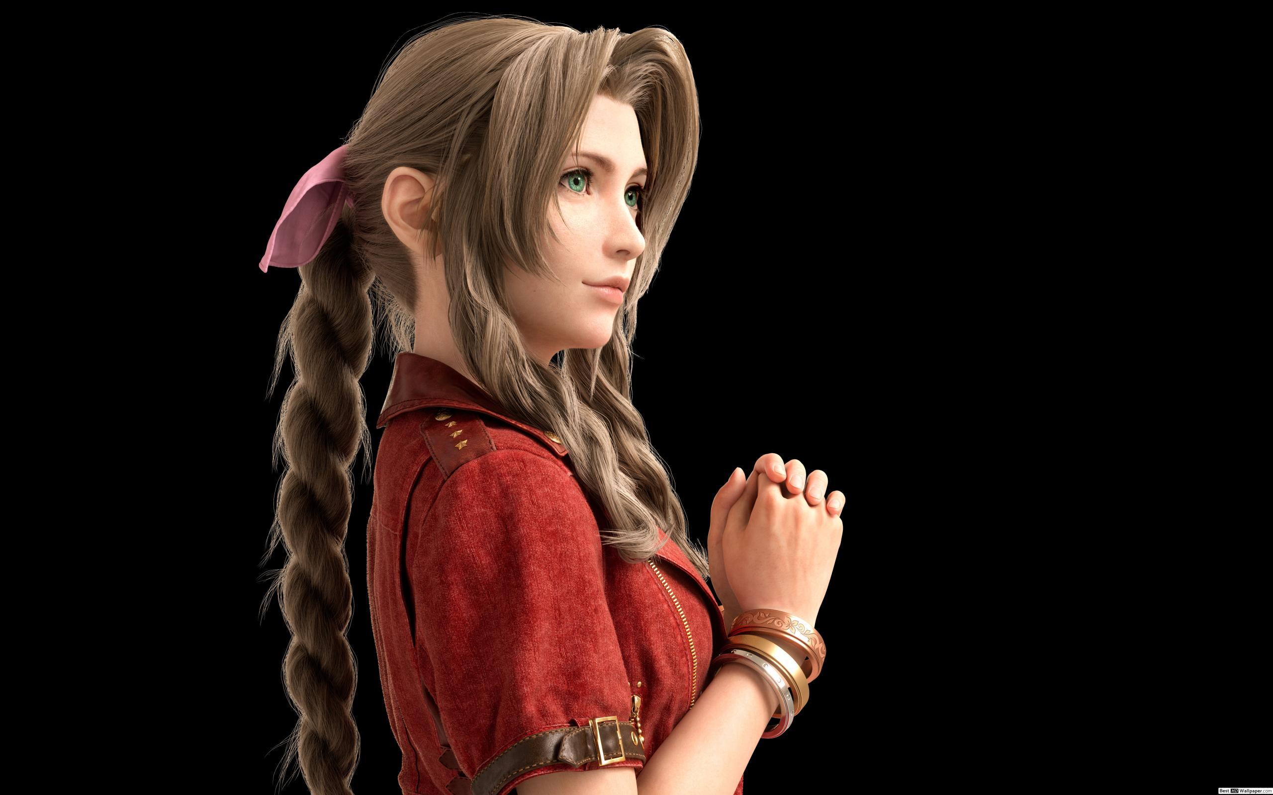 2560x1600 Aerith Gainsborough (8K). Final Fantasy VII Remake (Video Game) HD wallpaper download