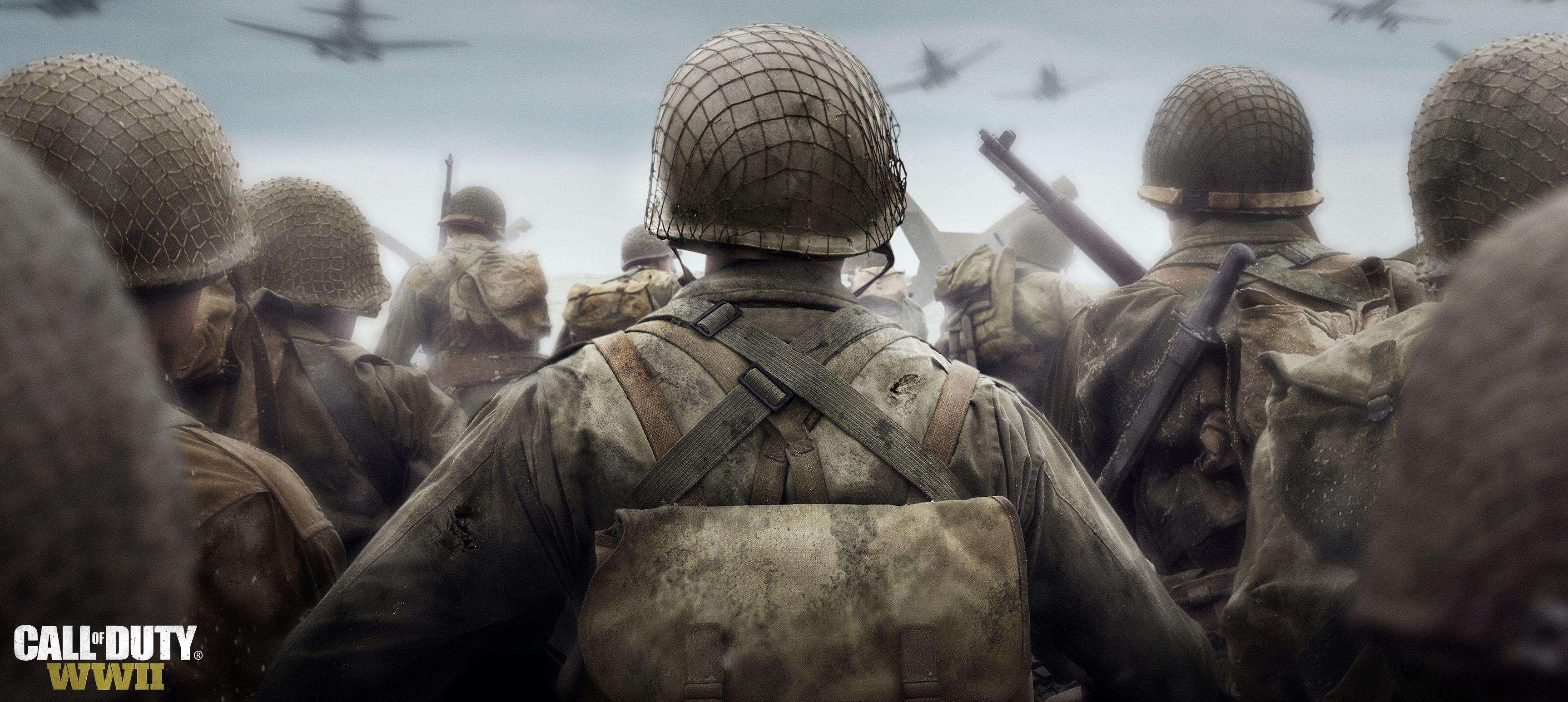 3452x1546 Call Of Duty WWII 4k, Trò chơi HD, Hình nền 4k, Hình ảnh, Bối cảnh