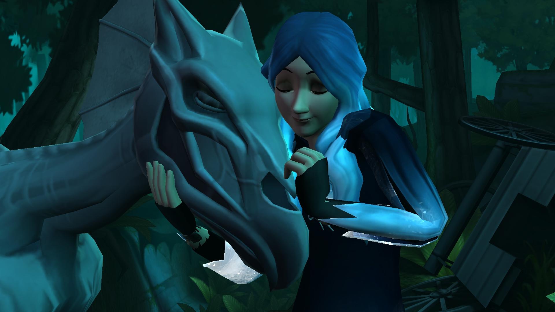 1920x1080 I just fully befriended a thestral!: HPHogwartsMystery