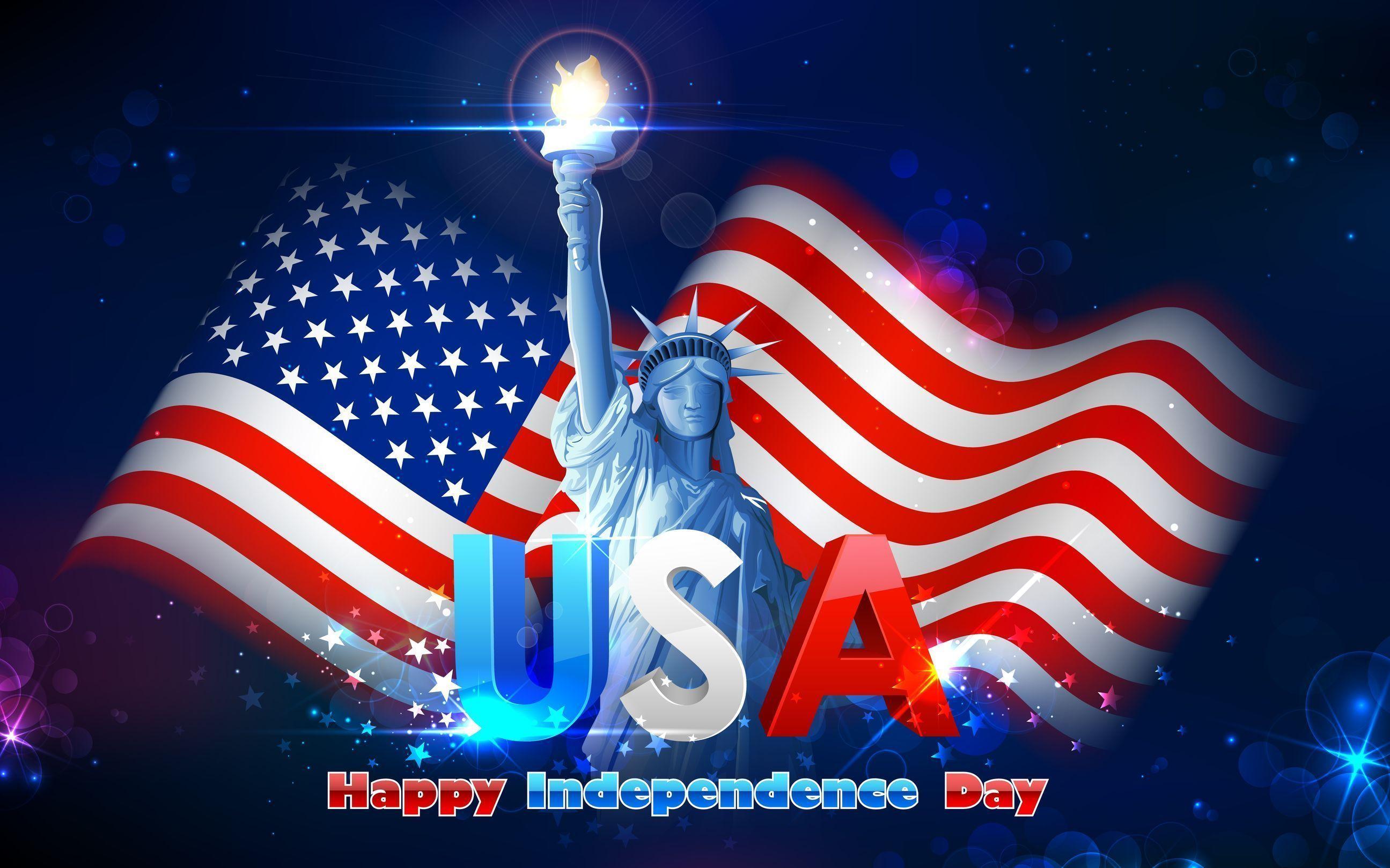 2591x1619 Happy Independence Day Wallpaper Free HD Wallpaper