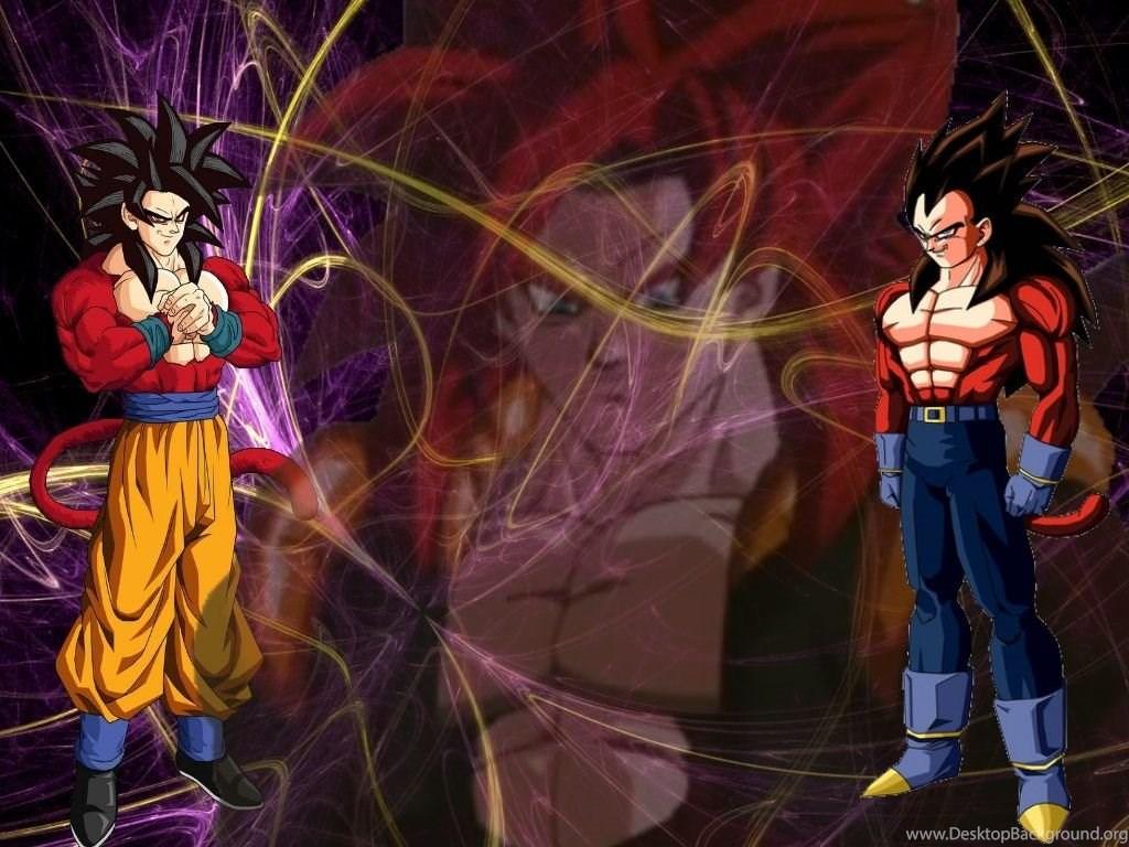 1024x768 SSJ4 Fusion Dragonball Wallpaper Desktop Background
