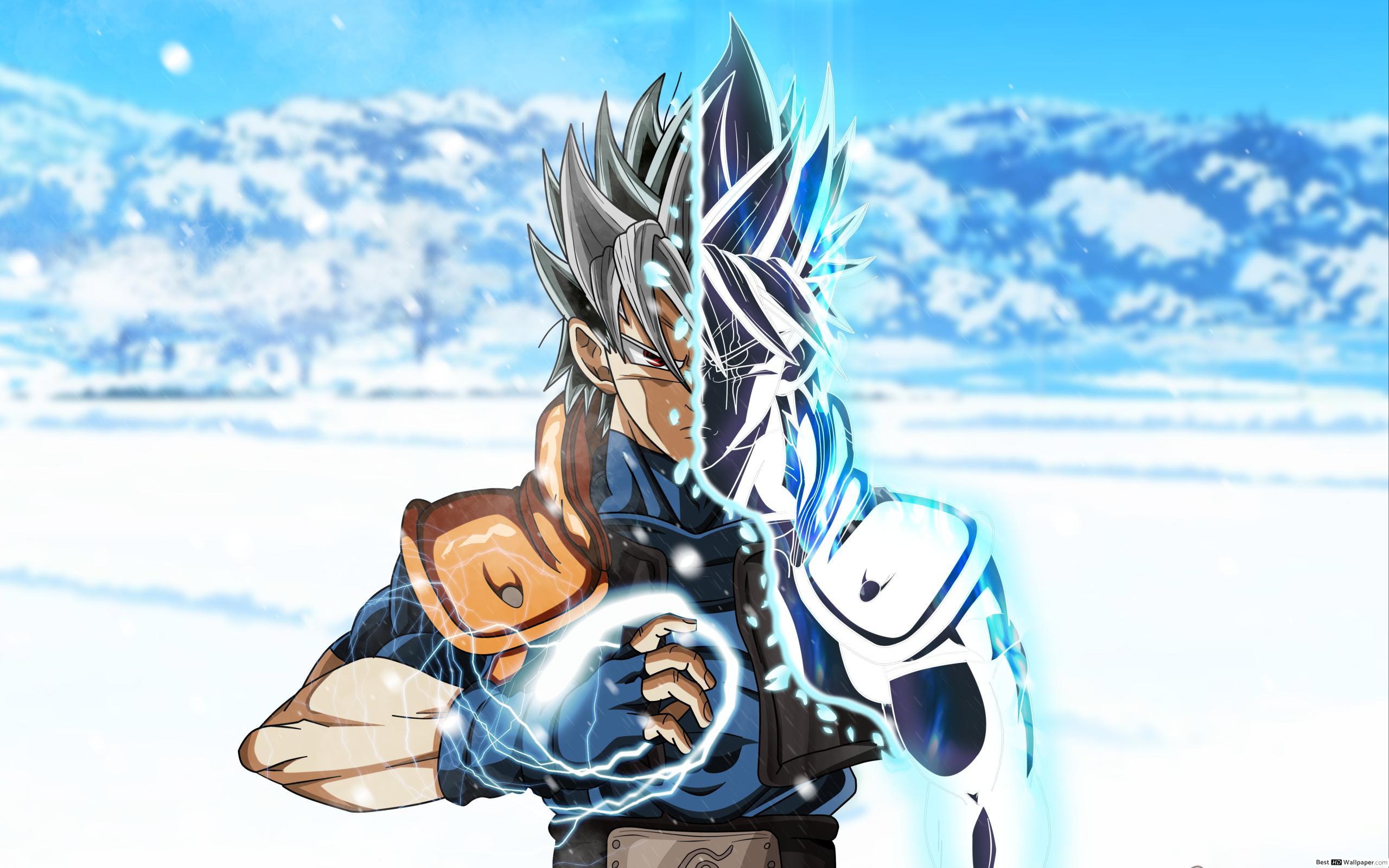 2560x1600 Goku & Kakashi Hatake Fusion (Ultra Instinct) HD wallpaper download