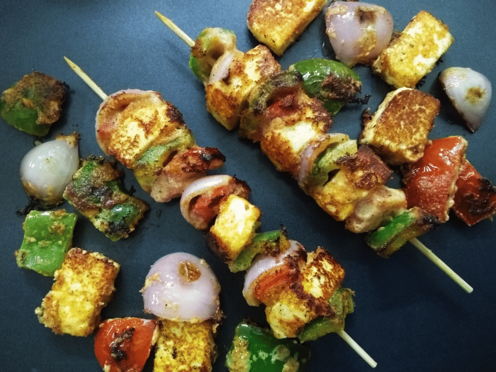 1024x768 Paneer tikka recipe. Restaurant style paneer tikka on tawa