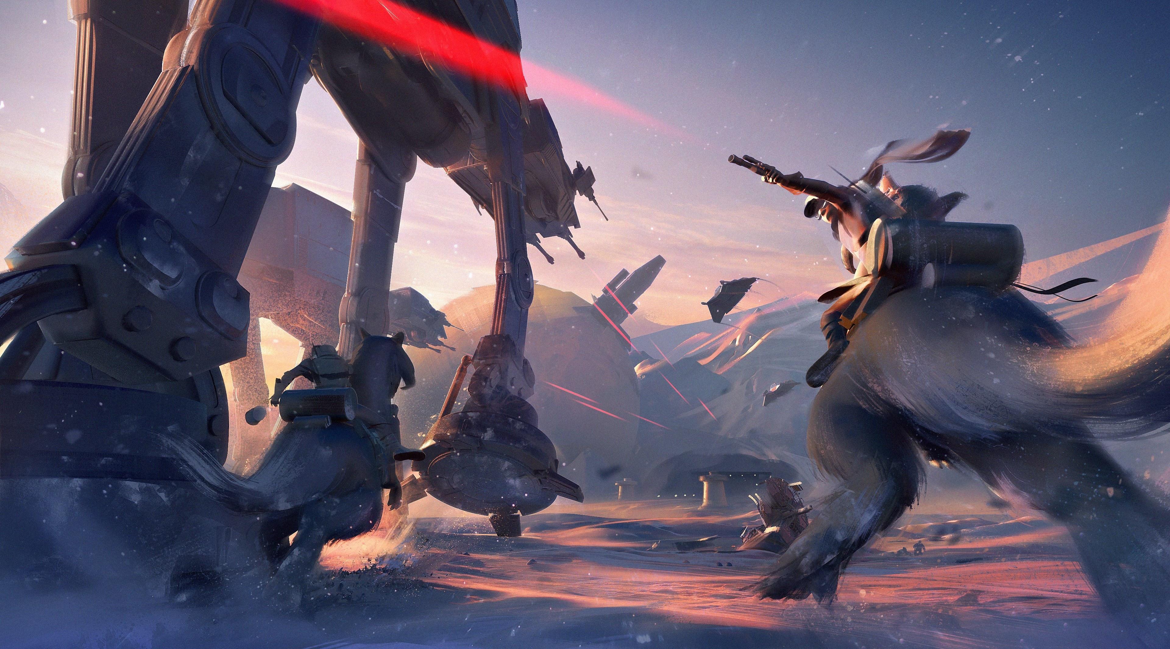 3840x2131 AT AT Walker Star Wars Battlefront II Wallpaper, HD Games Wallpaper, 4k Wallpaper, Image, Background, Photos and Picture