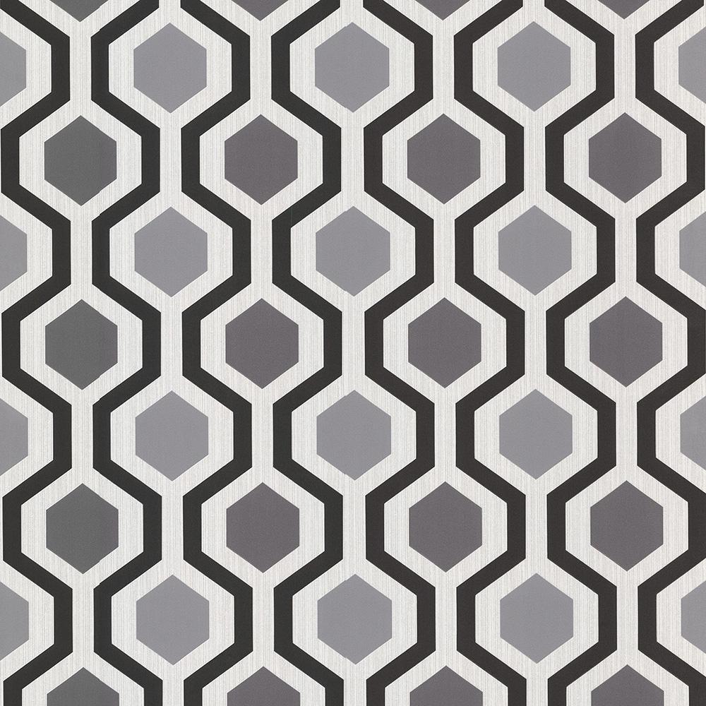 1000x1000 Modern Black and White Wallpaper