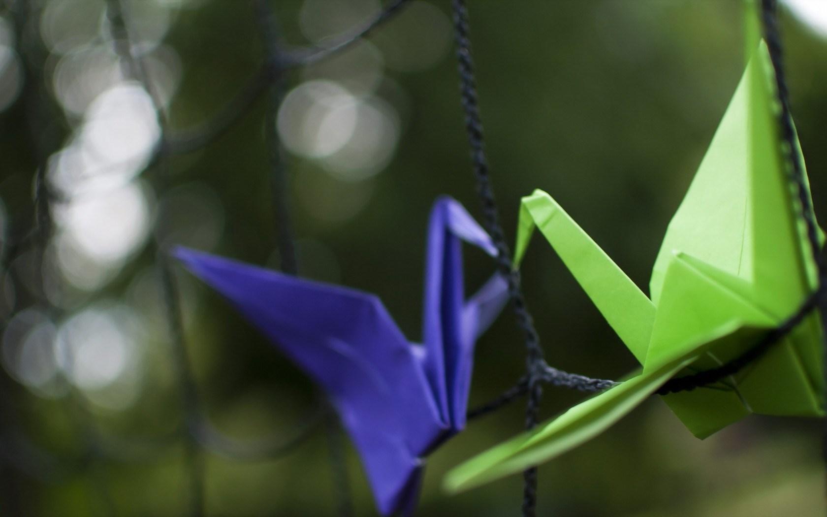 1680x1050 Cool Origami Wallpaper