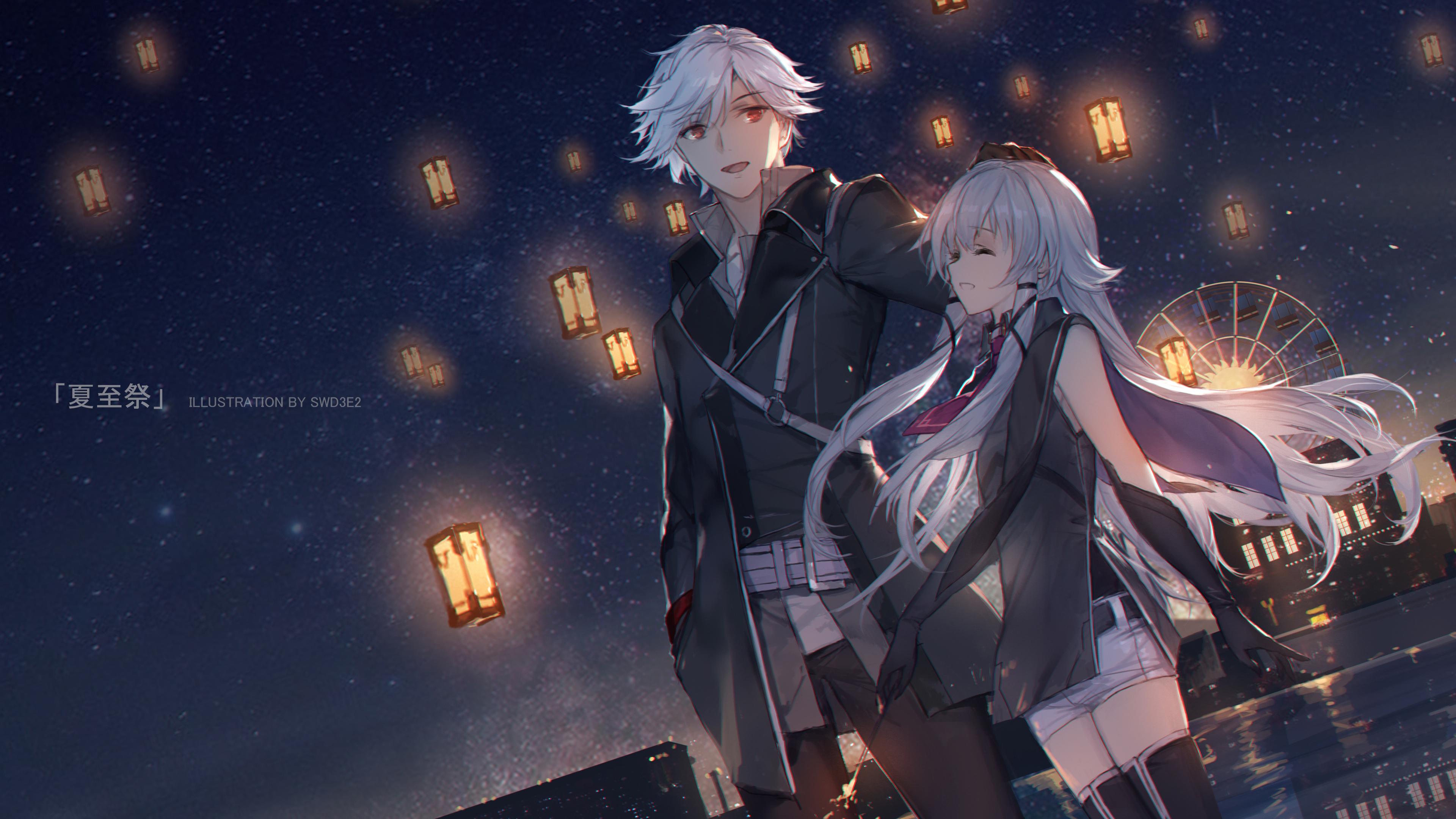 3840x2160 3840x2160 Girl, Boy, Anime wallpaper JPG