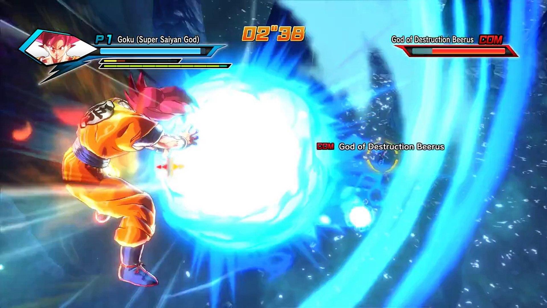 1920x1080 Super Saiyan God Goku VS Beerus Ball Xenoverse