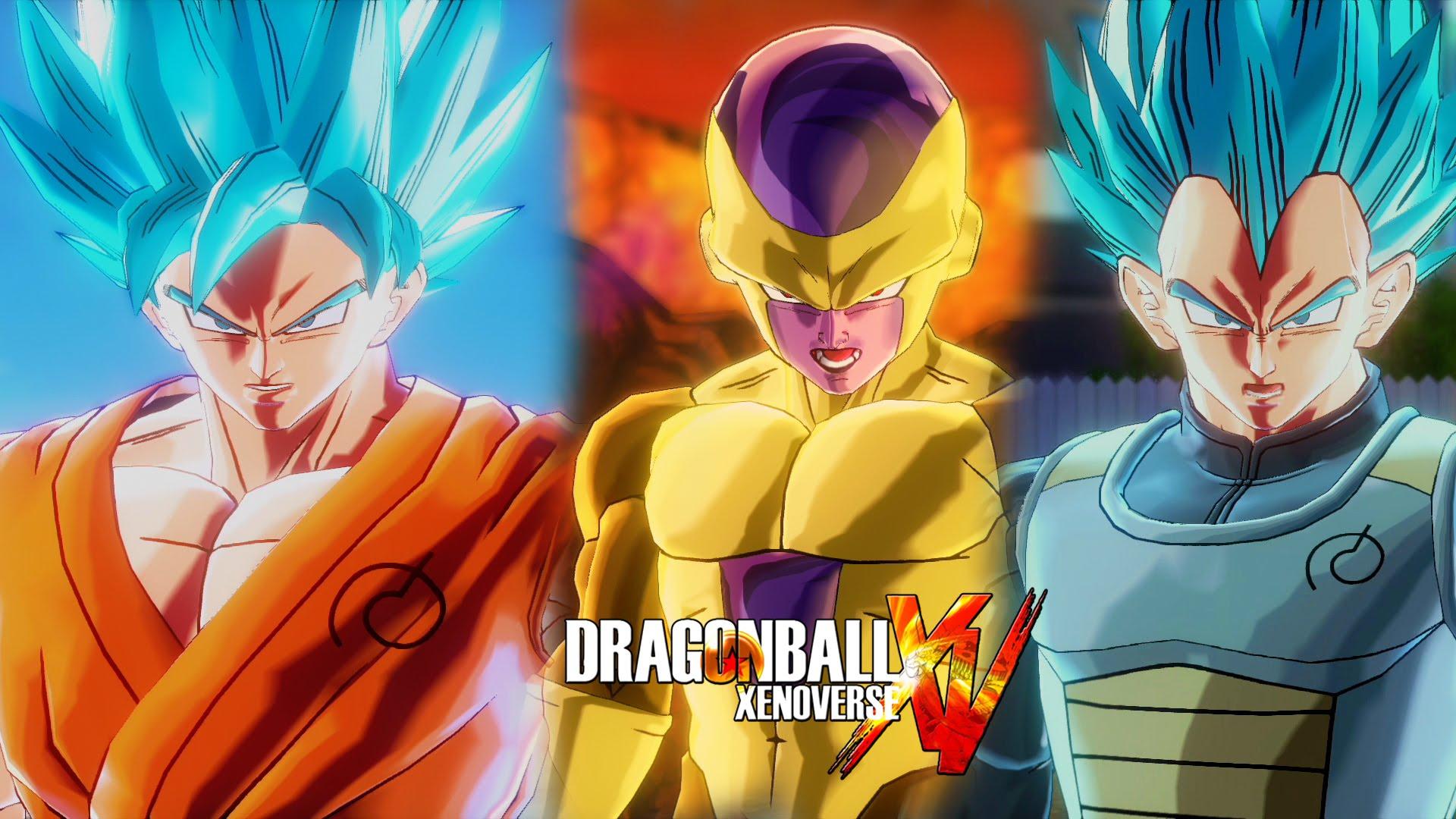 1920x1080 SSGSS Goku and Vegeta Wallpaper