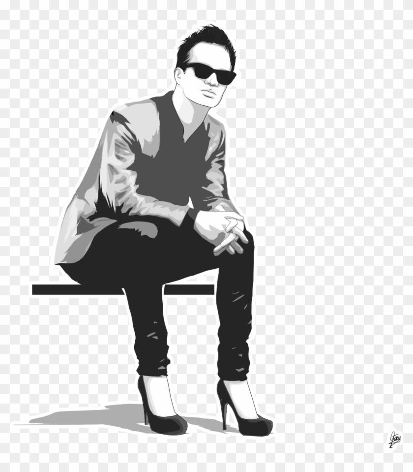840x959 Brendon Urie Wearing High Heels, HD Png Download