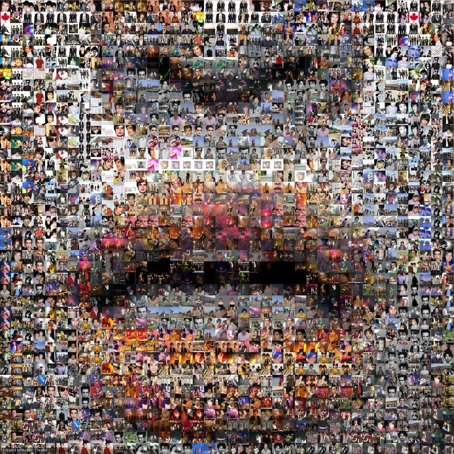 1480x1480 Brendon Urie mosaics Urie Fan Art