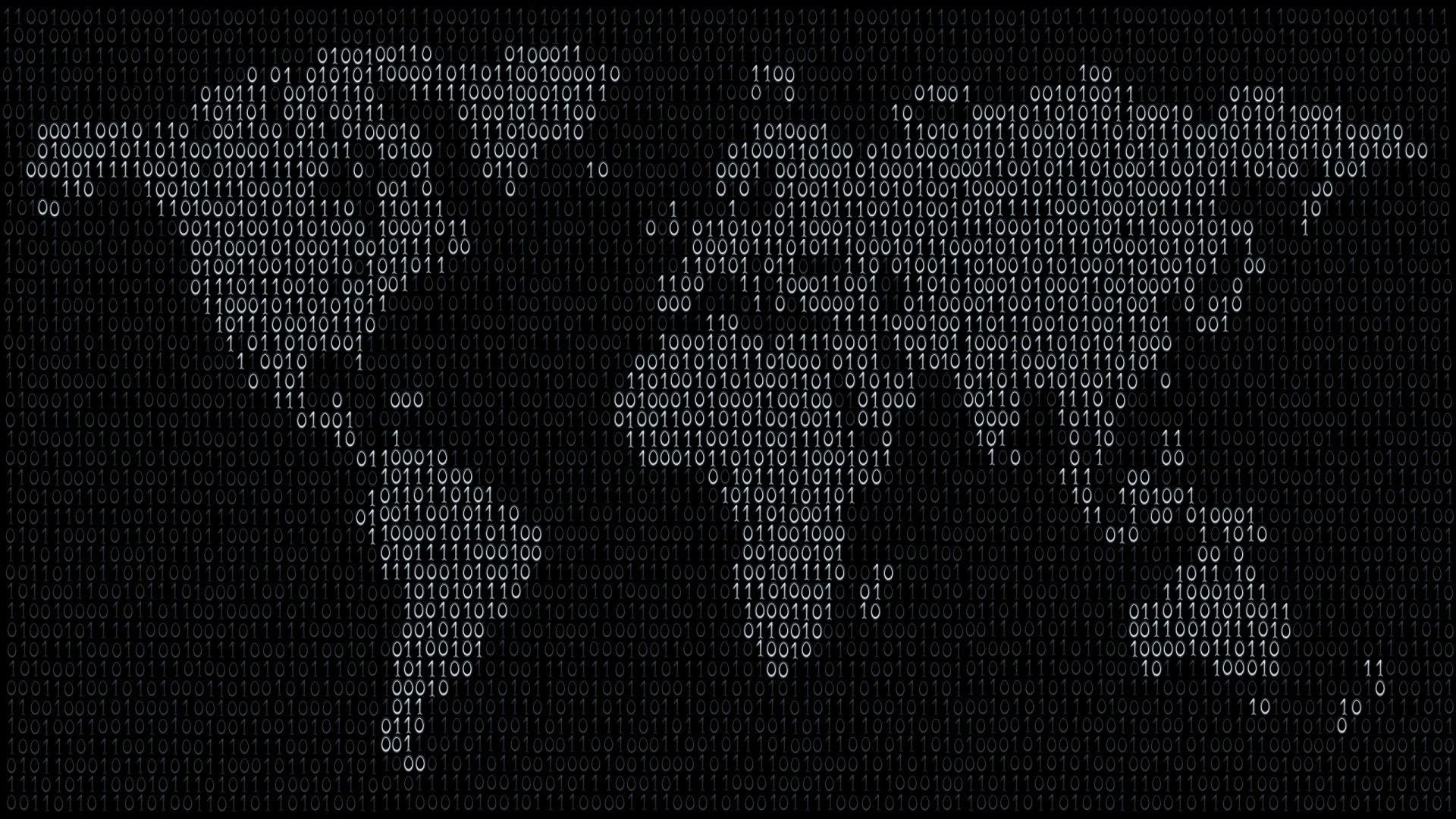 1920x1080 #programming, #minified, #world, #binary, #minimalism, wallpaper. Mocah HD Wallpaper