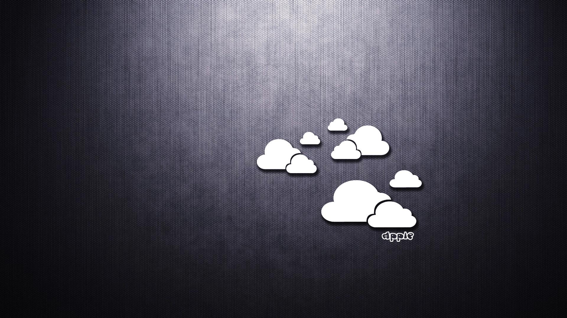 1920x1080 Cloud White Wallpaper Simple