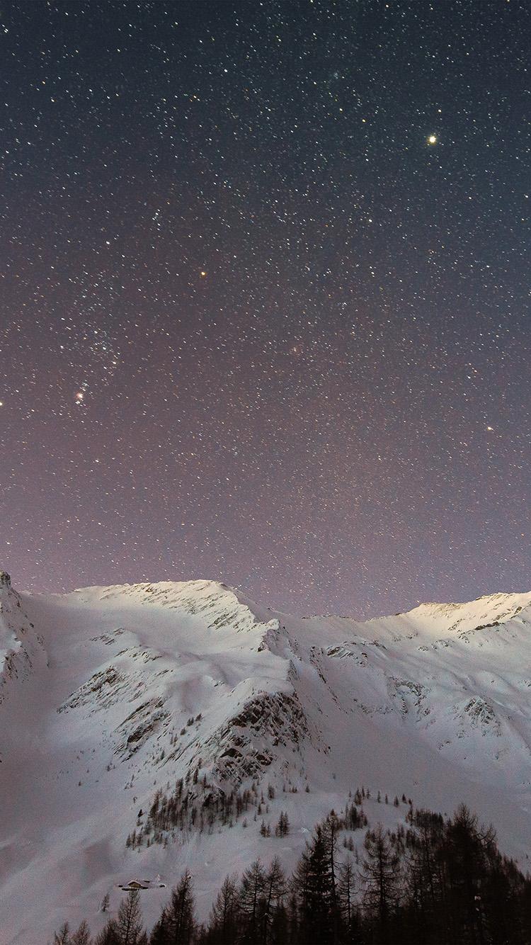750x1334 Mountain White Winter Nature Wallpaper