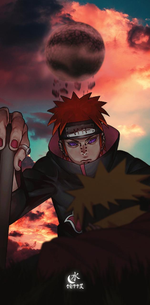 630x1280 Pain And Naruto wallpaper