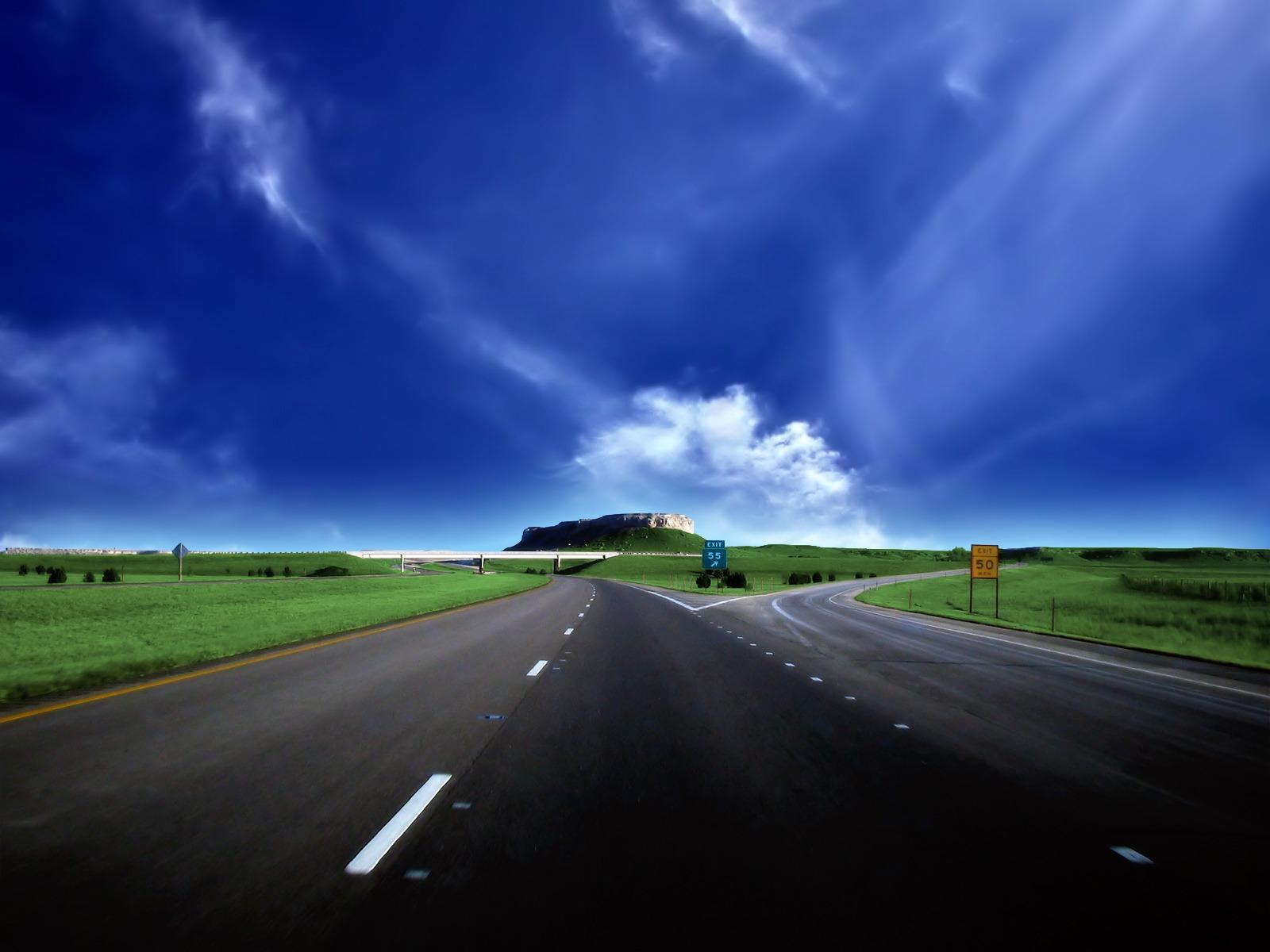 1600x1200 Road Wallpaper Landscape Nature Wallpaper in jpg format for free download
