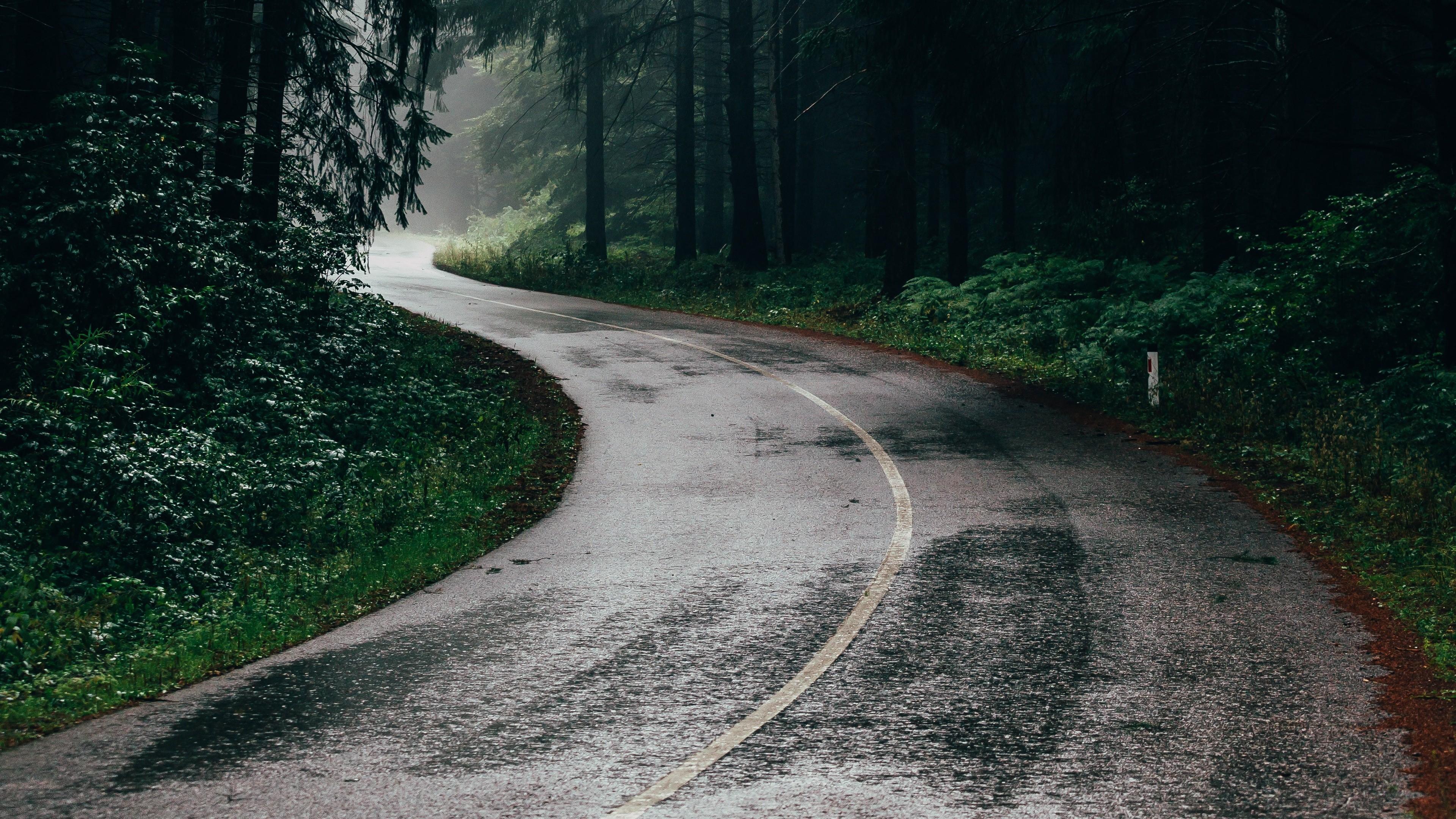 3840x2160 4k Road Wallpaper