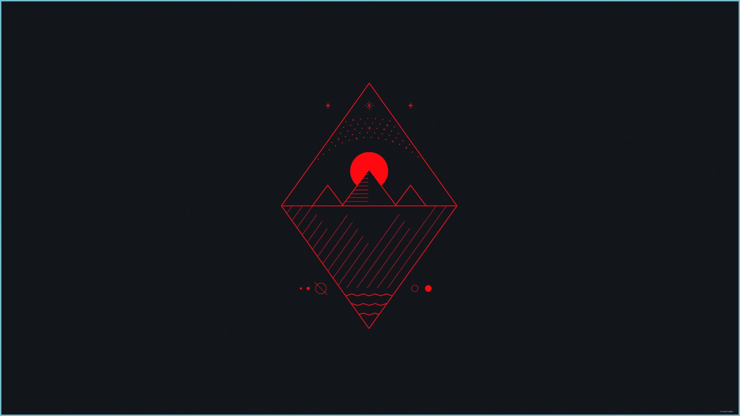 2560x1440 Why Is Red Minimalist Wallpaper So Famous?. Red Minimalist Wallpaper
