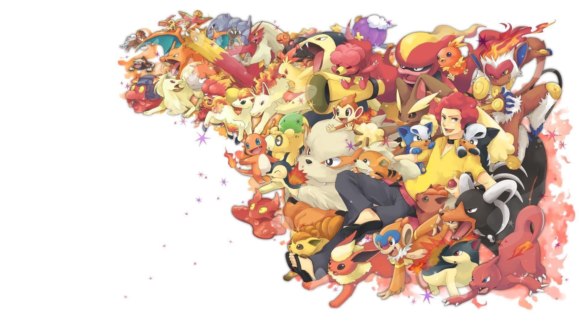 1920x1080 Infernape, Lopunny (Pokémon) HD Wallpaper