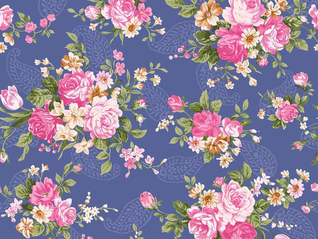 1024x768 Vintage Floral Wallpaper Floral Patterns Freecreatives
