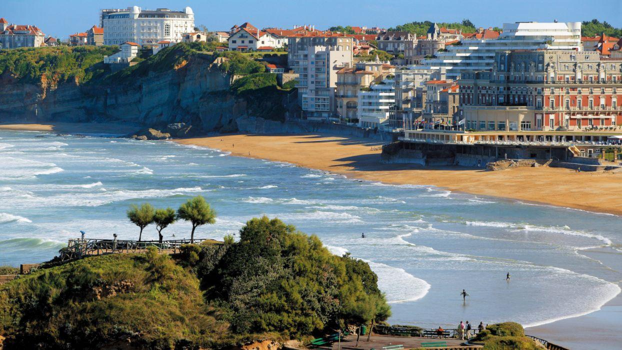 1244x700 Biarritz Basque Country France world cities architecture buildings