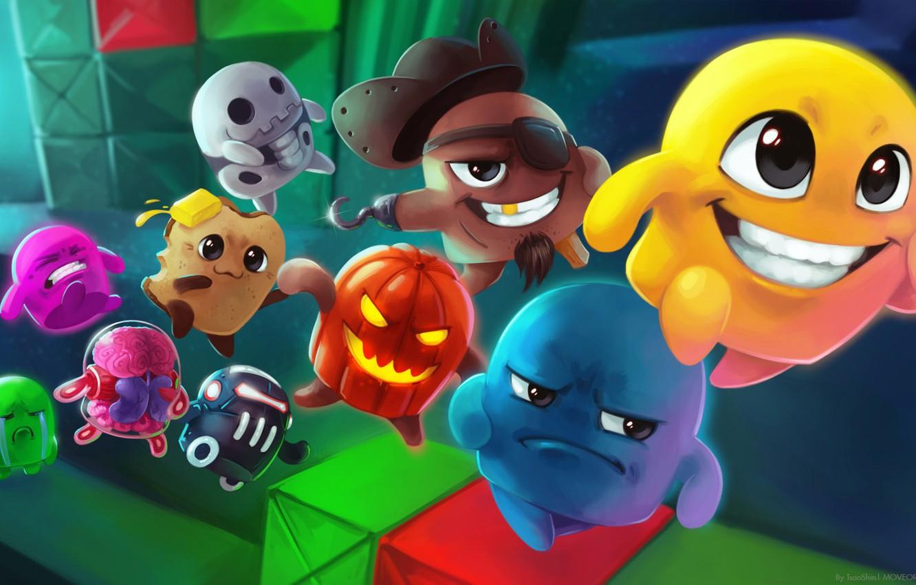 1332x850 Wallpaper funny, arcade, move or die, platformer, family portrait, steam trading cards image for desktop, section игры