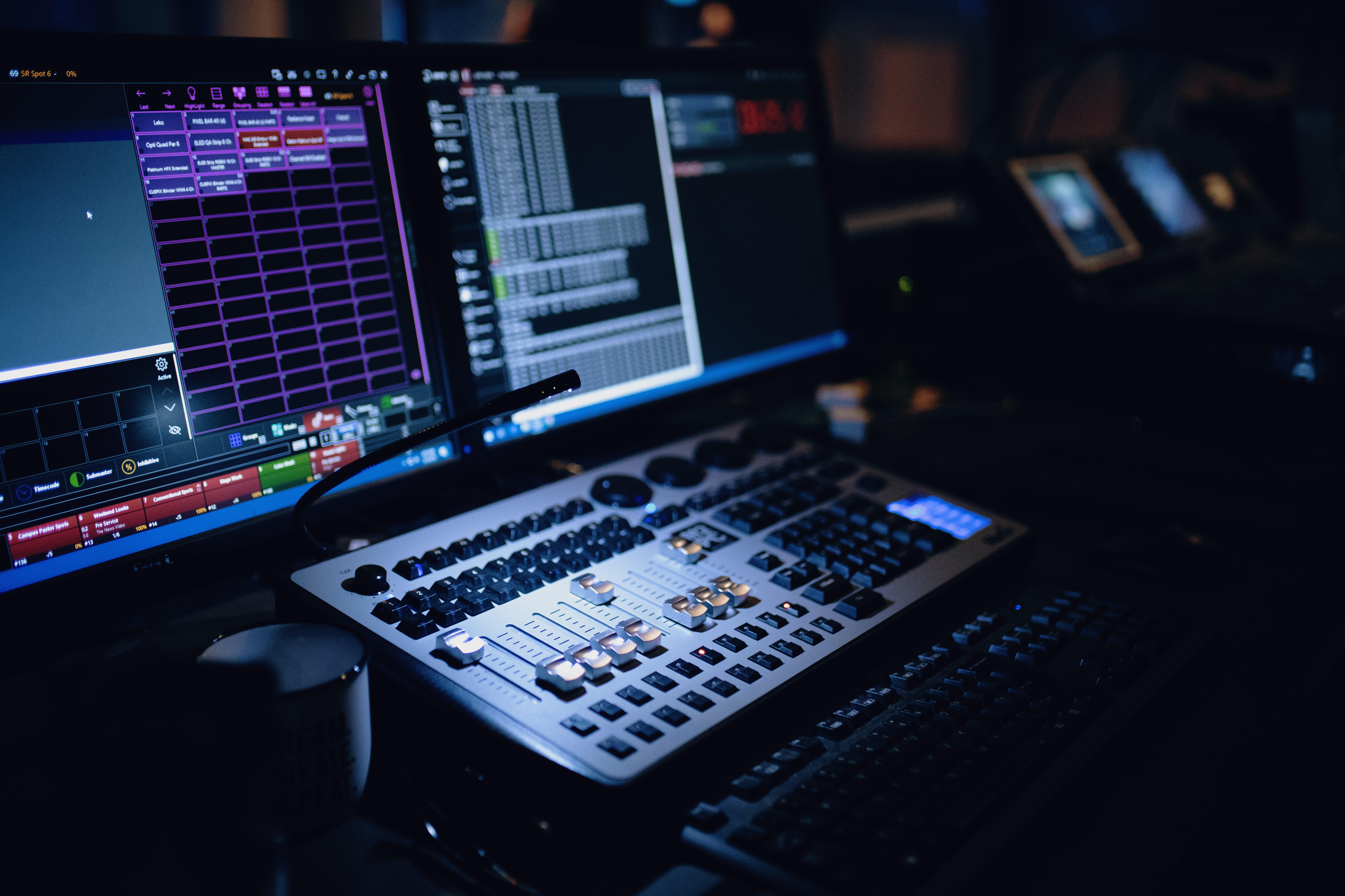 9000x6000 Music Production Wallpaper HD Wallpaper