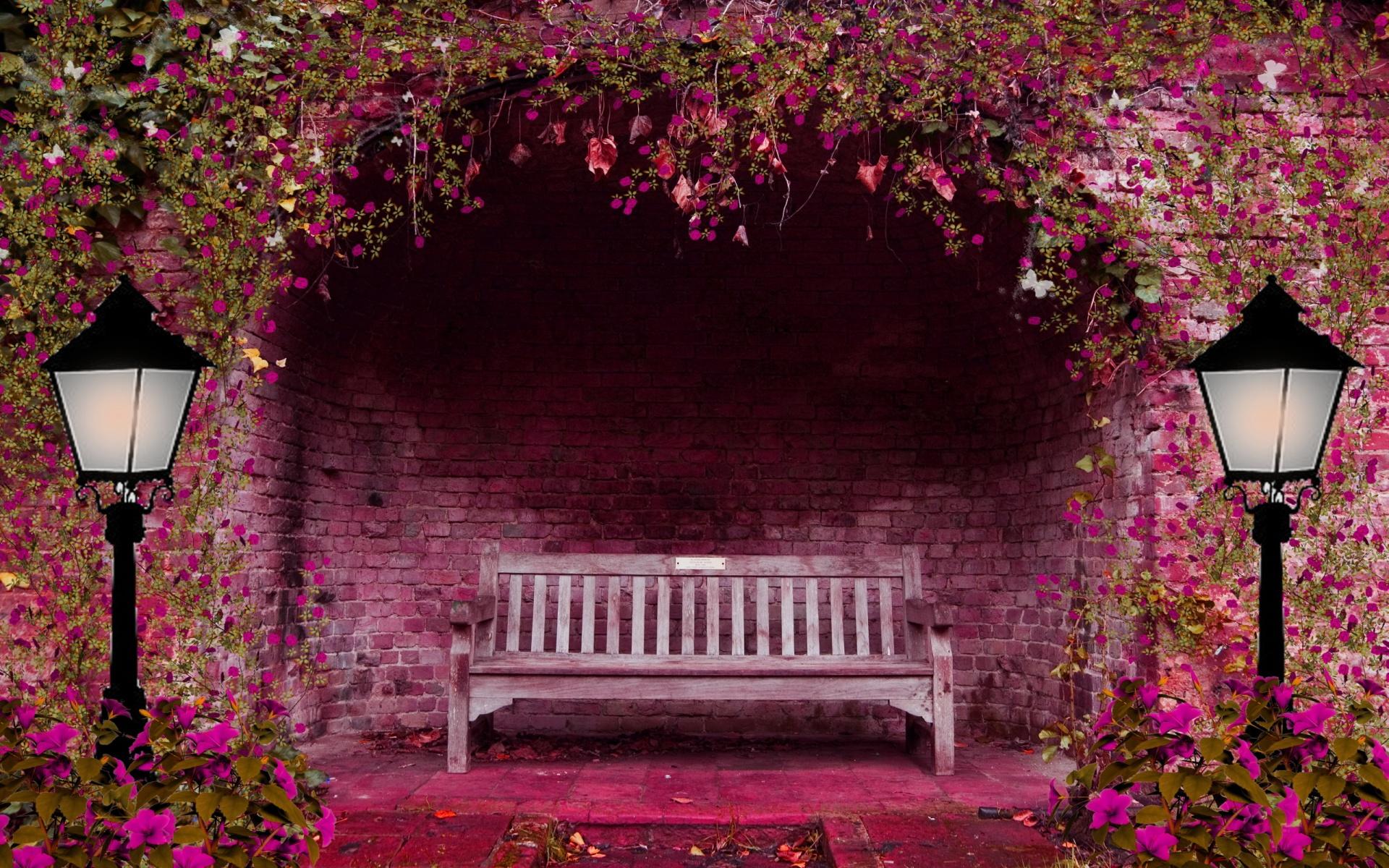1920x1200 Garden Wallpaper