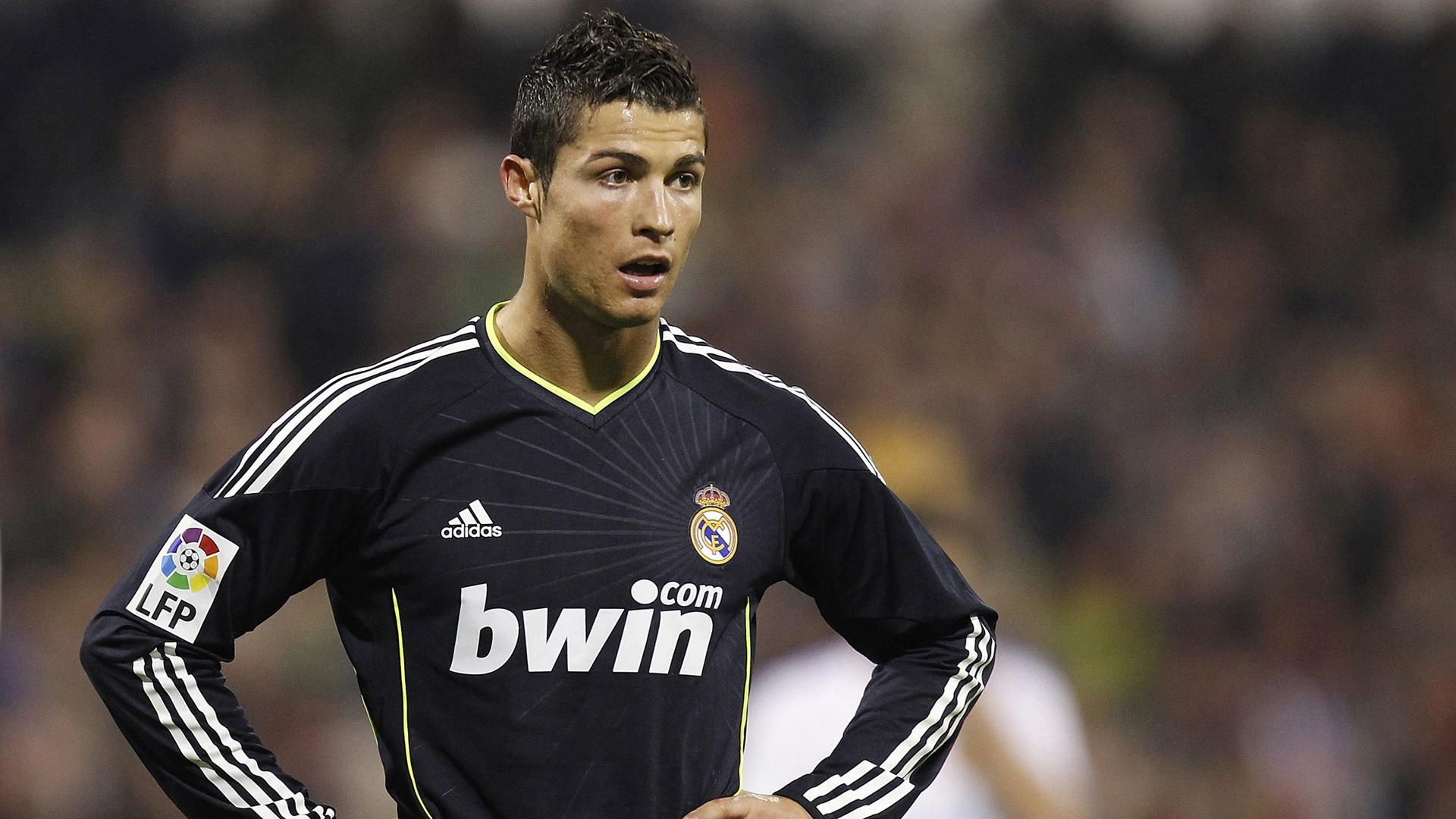 1920x1080 Cristiano Ronaldo Black Real Madrid Jersey Wallpaper In Black Jersey HD Wallpaper