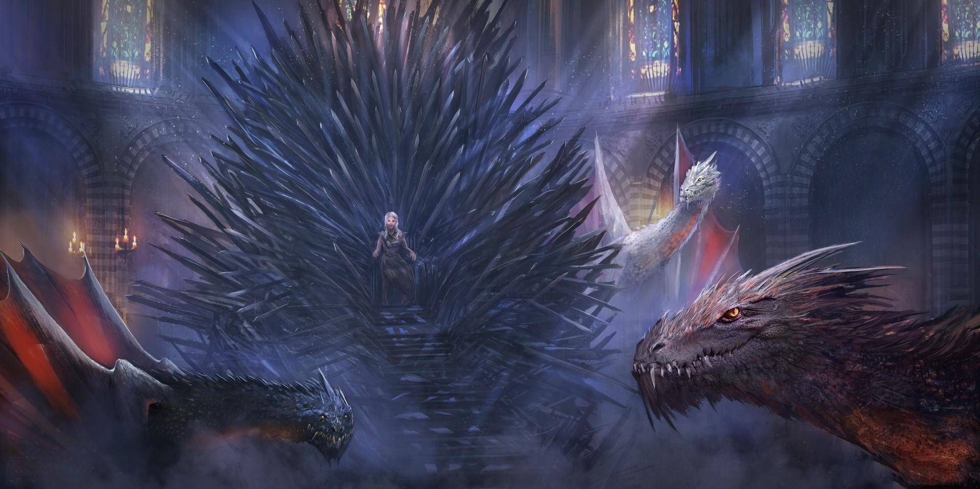 1920x958 Free download fantasy Art Game Of Thrones Daenerys Targaryen Iron Throne [1920x958] for your Desktop, Mobile & Tablet. Explore Targaryen Wallpaper. Targaryen Wallpaper, House Targaryen Wallpaper, House Targaryen Wallpaper