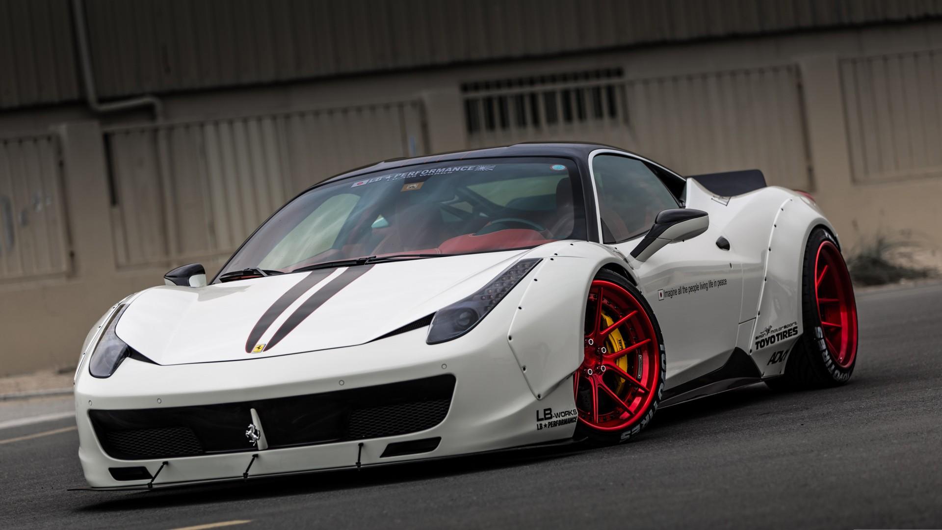 1920x1080 Liberty Walk Ferrari 458 Wallpaper. HD Car Wallpaper