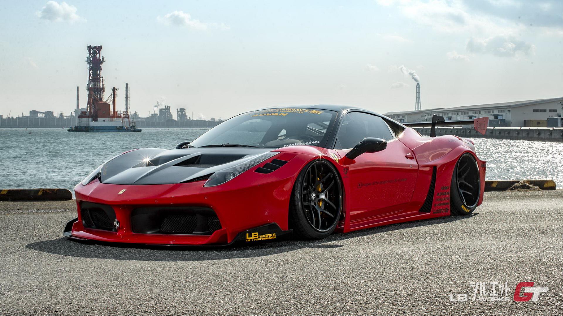 1920x1080 Liberty Walk Has A New Boy Racer Kit For Ferrari's 458 Italia