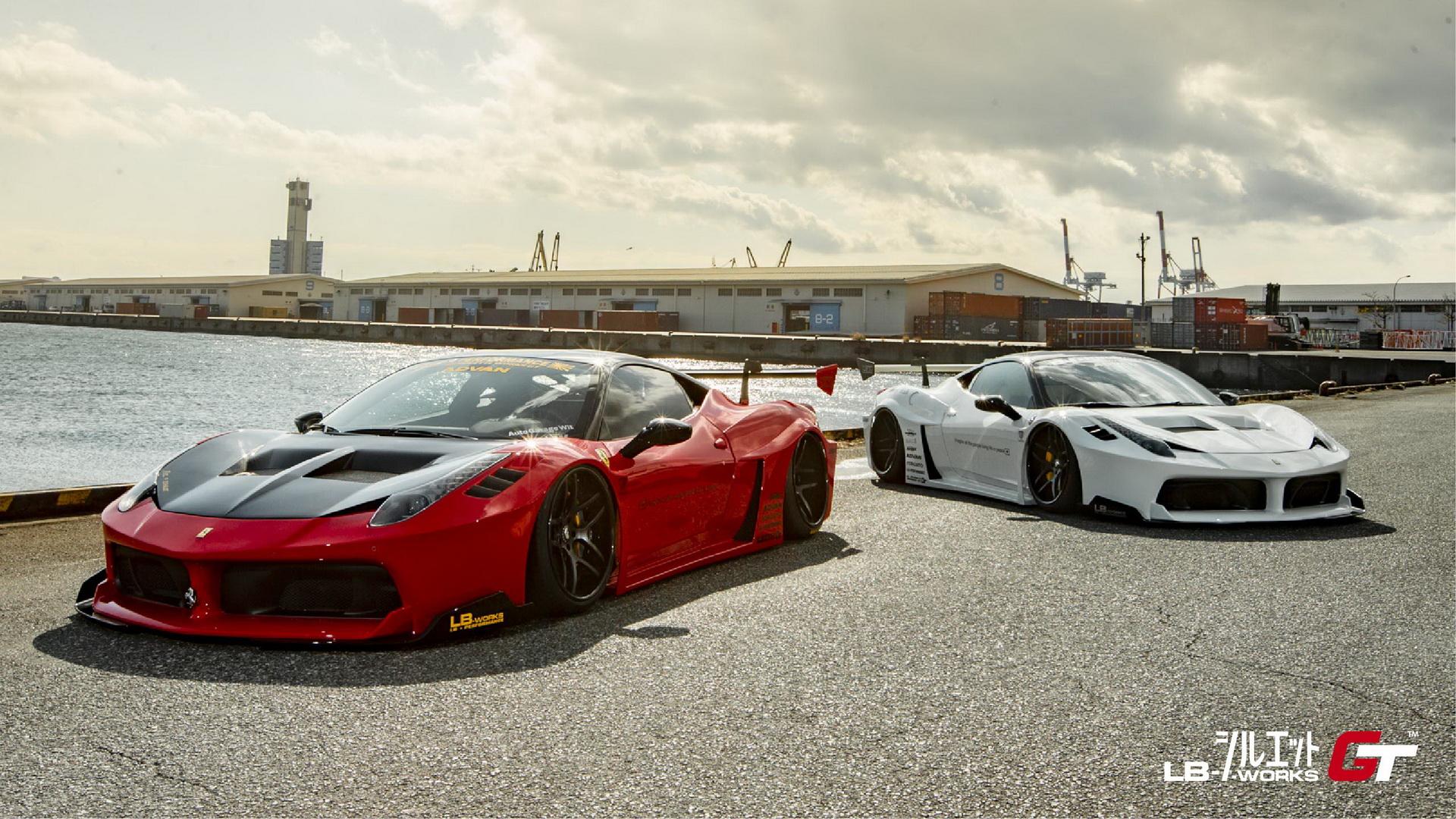 1920x1080 Liberty Walk Has A New Boy Racer Kit For Ferrari's 458 Italia