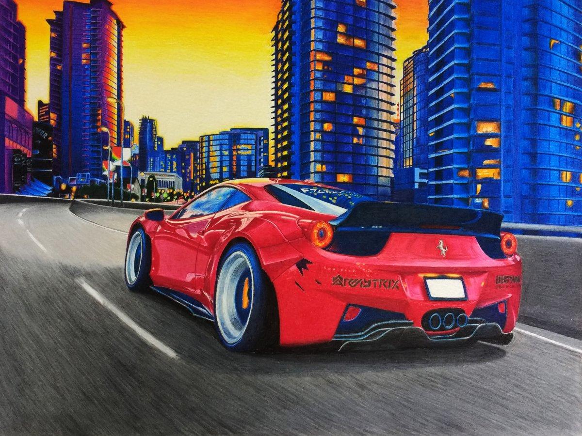 1200x900 Ferrari 458 Italia Liberty Walk Stärk to Drive
