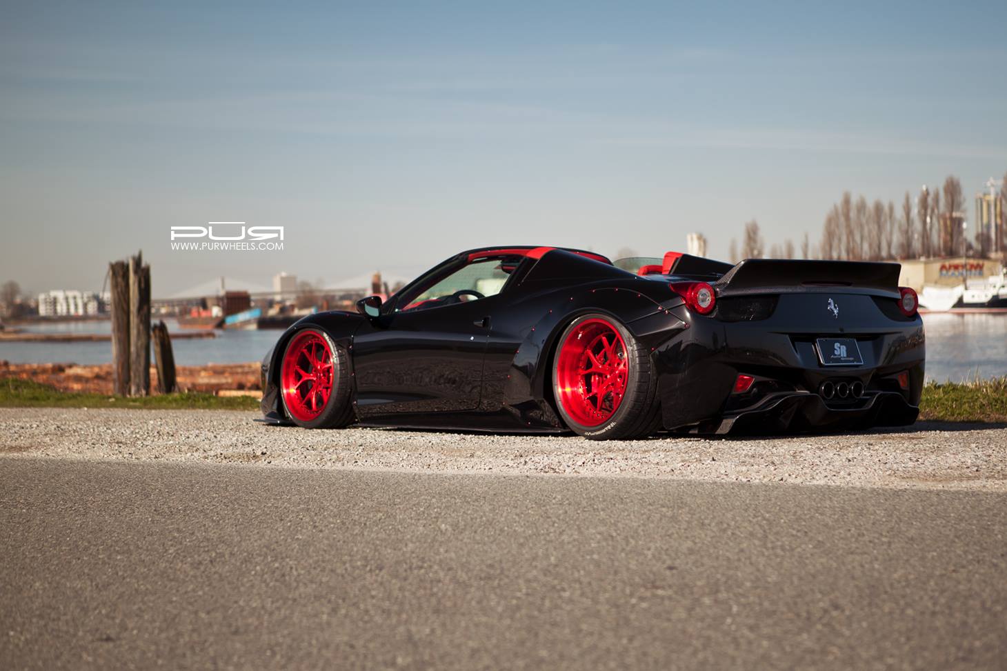 1460x973 Ferrari 458 Spider Liberty Walk 9 Foot Down